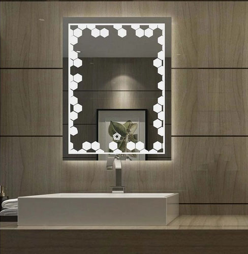Rectangular Shape Led Mirror 004