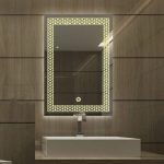 Rectangular Shape Led Mirror 040