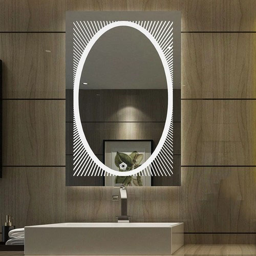 Rectangular Shape Led Mirror 012