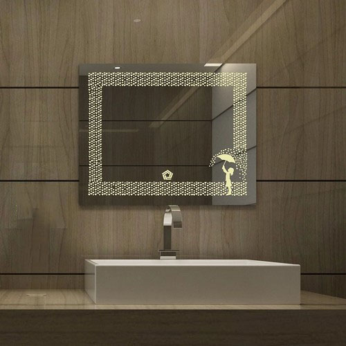 Rectangular Shape Led Mirror 017