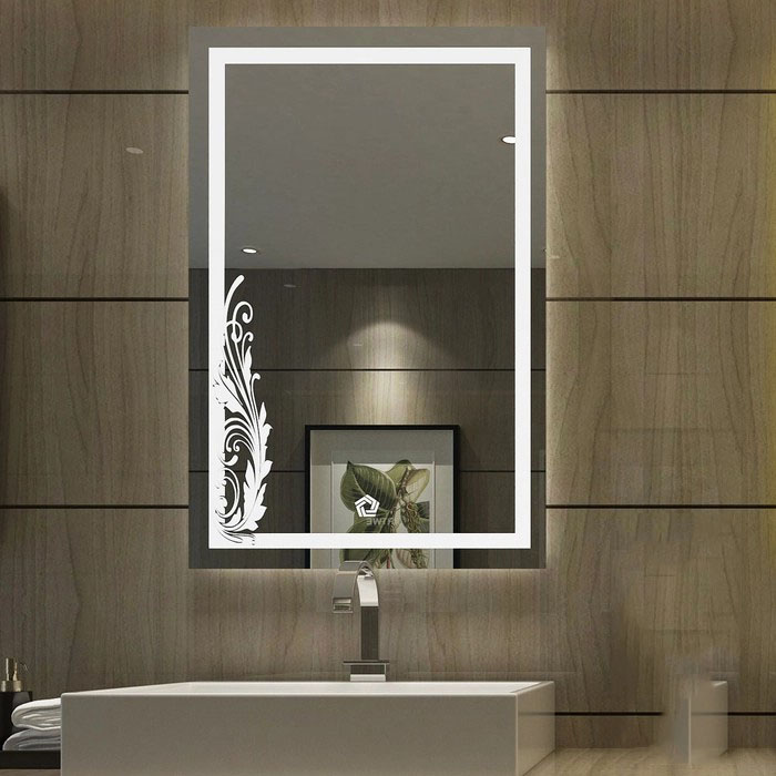 Rectangular Shape Led Mirror 010